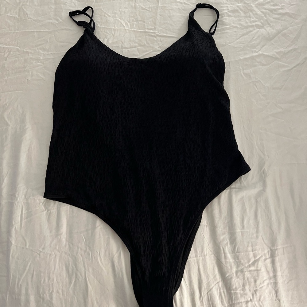 NWOT Aerie one piece black swimsuit XXL